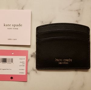 KATE SPADE Black Sylvia Card Holder